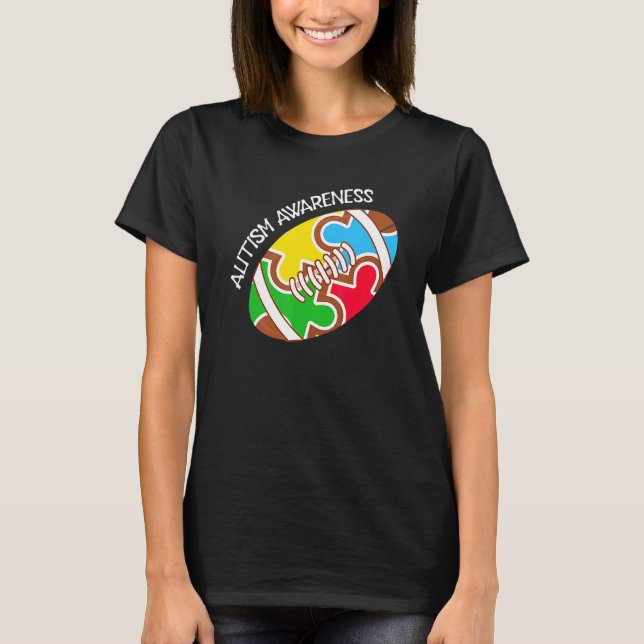 T-shirt Sensibilisation sur l'autisme Autisme Soutien Homm (Devant)