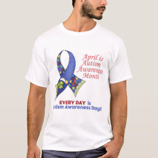 T-shirt Sensibilisation sur l'autisme avril et tous les jo