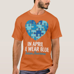 T-shirt Sensibilisation sur l'autisme Avril nous portons B