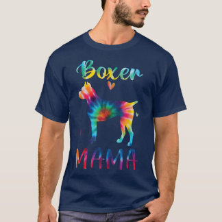 T-shirt Sensibilisation sur l'autisme Boxer Mama Tie Dye C