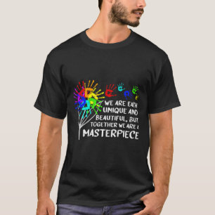 T-shirt Sensibilisation sur l'autisme Chef-d'oeuvre unique