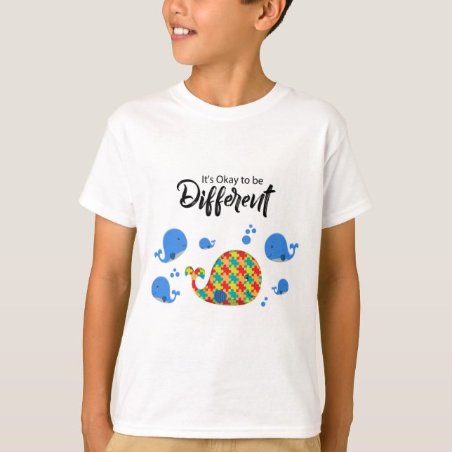 T-shirt Sensibilisation sur l'autisme citée belle (Devant)