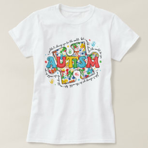 T-shirt Sensibilisation sur l'autisme Coquette, Neurodiver