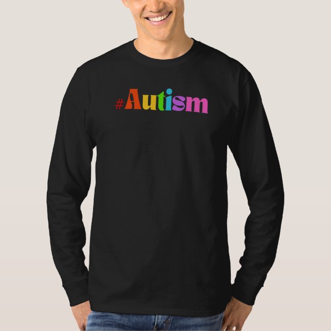 T-shirt Sensibilisation sur l'autisme d'acceptation autist (Devant)