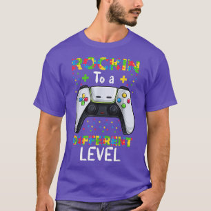 T-shirt Sensibilisation sur l'autisme de jeu vidéo Shirt T