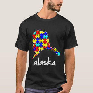 T-shirt Sensibilisation sur l'autisme de l'Alaska