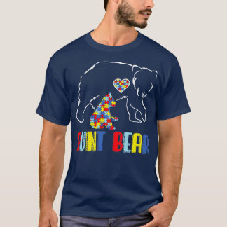 T-shirt Sensibilisation sur l'autisme de l'ours de la chat