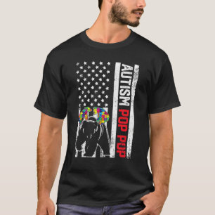 T-shirt Sensibilisation sur l'autisme de l'Ours de la Pop