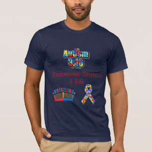 T-shirt Sensibilisation sur l'autisme de lutte