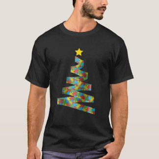 T-shirt Sensibilisation sur l'autisme de Noël Autisme de N