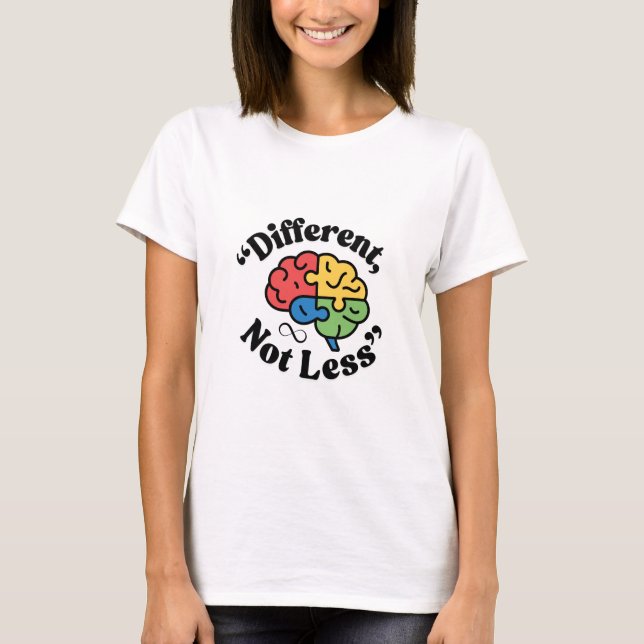 T-shirt Sensibilisation sur l'autisme des femmes (Devant)