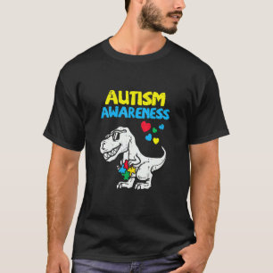 T-shirt Sensibilisation sur l'autisme Dino Autistic Toddle