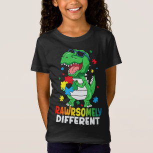 T-Shirt Sensibilisation sur l'autisme Dinosaure radicaleme
