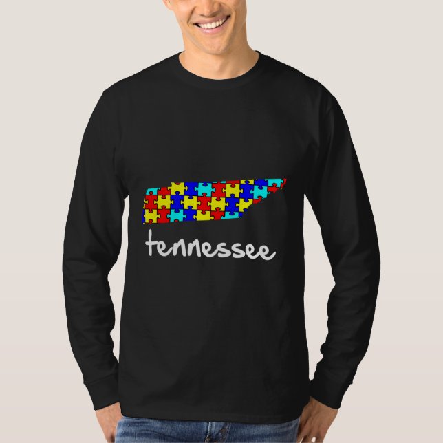 T-shirt Sensibilisation sur l'autisme du Tennessee (Devant)