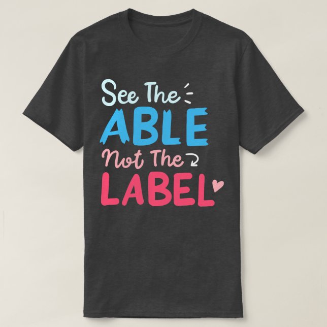 T-shirt Sensibilisation sur l'autisme Éducation spéciale S (Design devant)