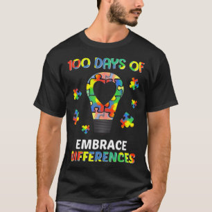 T-shirt Sensibilisation sur l'autisme Embrasser Différence