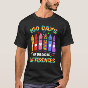 T-shirt Sensibilisation sur l'autisme Embrasser Différence