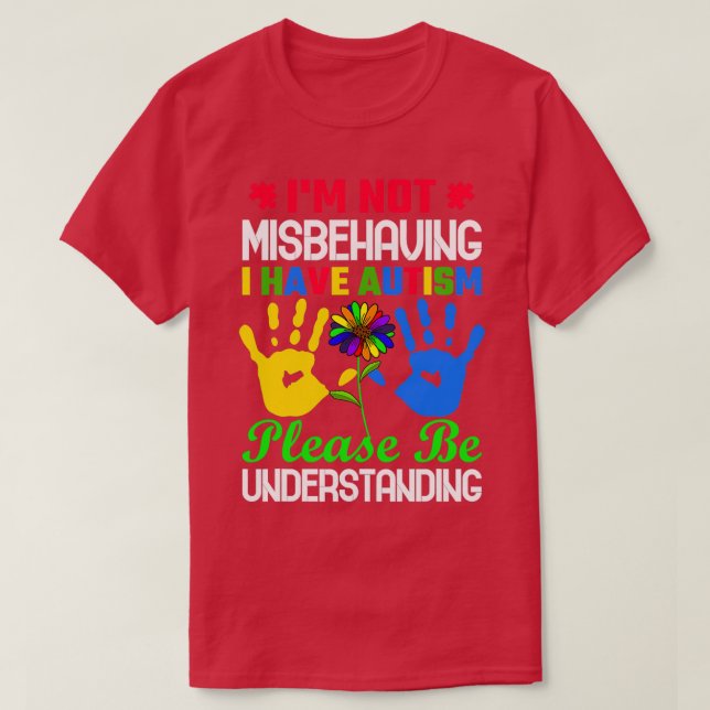 T-shirt Sensibilisation sur l'autisme Enfants Autistique G (Design devant)