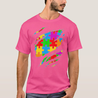 T-shirt Sensibilisation sur l'autisme Enfants Garçon Autis
