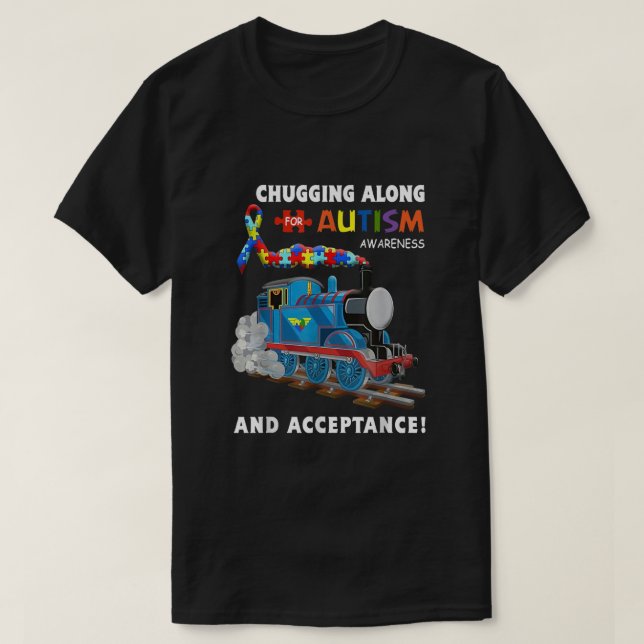 T-shirt sensibilisation sur l'autisme et acceptation (Design devant)
