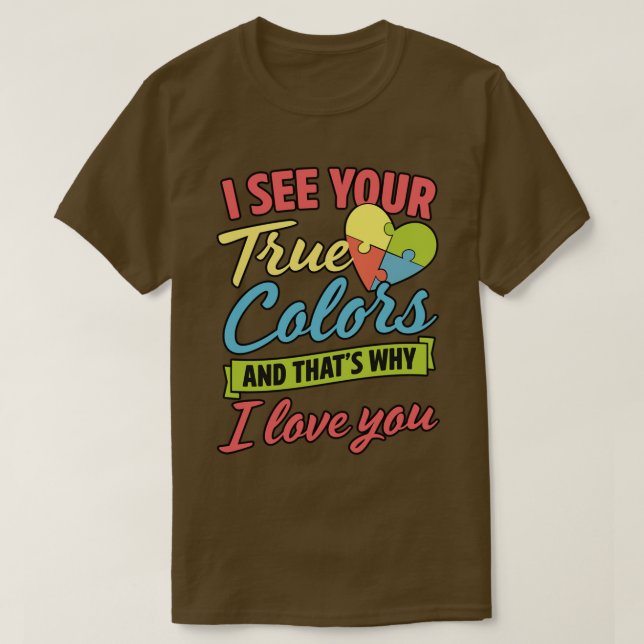 T-shirt Sensibilisation sur l'autisme Femmes Acceptation E (Design devant)