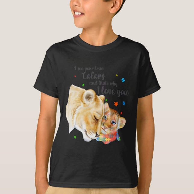 T-shirt Sensibilisation sur l'autisme Femmes Acceptation E (Devant)