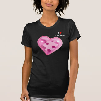 T-shirt Sensibilisation sur l'autisme Femmes Chemise rose