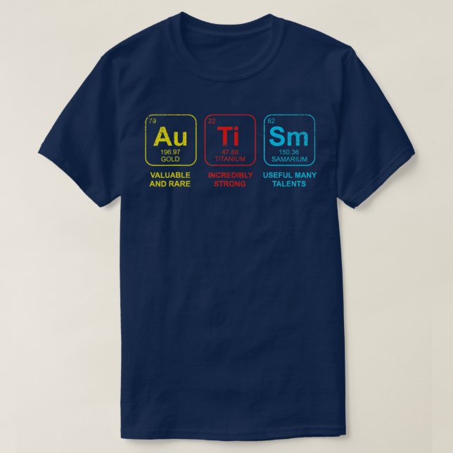 T-shirt Sensibilisation sur l'autisme Femmes Hommes Enfant (Design devant)