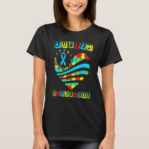T-shirt Sensibilisation sur l'autisme Femmes Soutien cardi