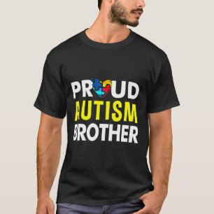 T-shirt Sensibilisation sur l'autisme Fière Autisme frère