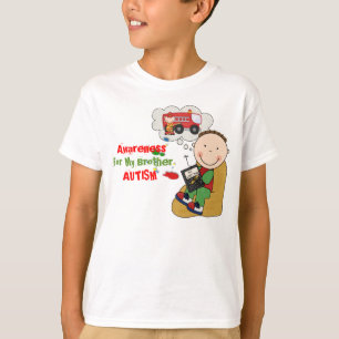 T-shirt Sensibilisation sur l'autisme Frère 5 Chemise