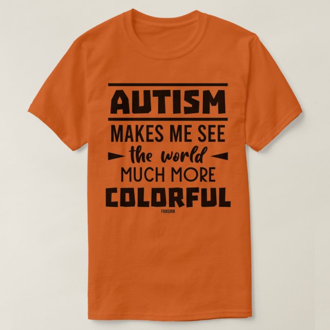 T-shirt Sensibilisation sur l'autisme Jour autiste adhère  (Design devant)