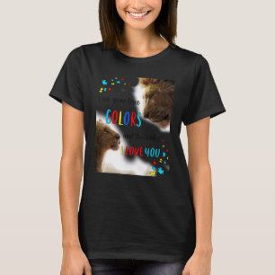 T-shirt Sensibilisation sur l'autisme Lion King Je Vois Vo