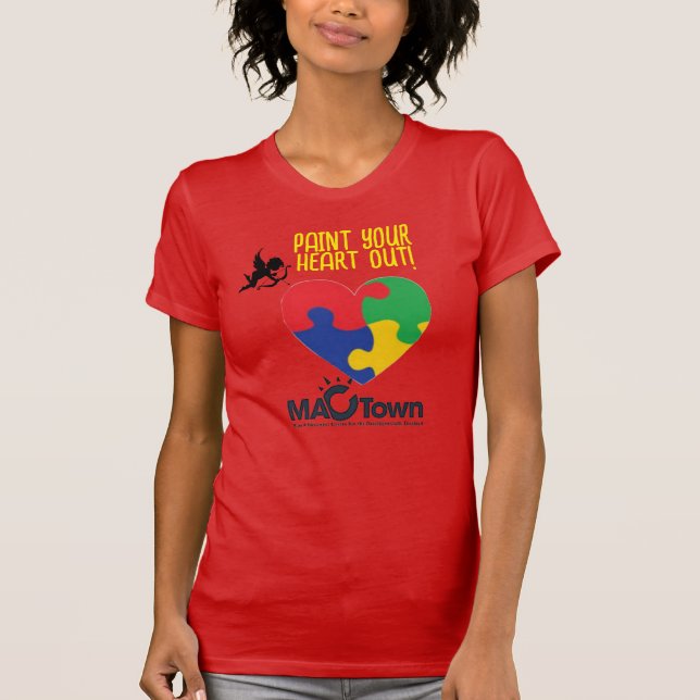 T-shirt Sensibilisation sur l'autisme MacTown, (Devant)