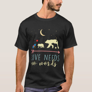 T-shirt Sensibilisation sur l'autisme - Mama Bear Love Bes