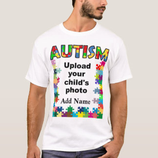 T-shirt Sensibilisation sur l'autisme Mens Chemise Puzzle 