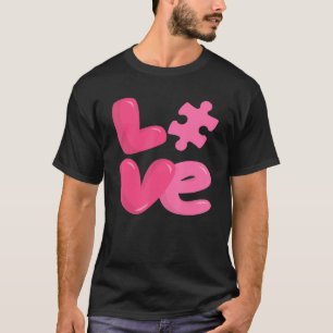 T-shirt Sensibilisation sur l'autisme mignonne Lote Puzzle