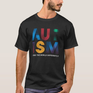 T-shirt Sensibilisation sur l'autisme Mois Coloré Soutien 