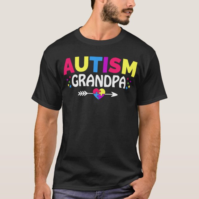 T-shirt Sensibilisation sur l'autisme Mois Famille Corresp (Devant)