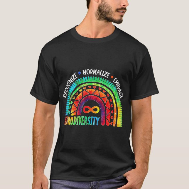 T-shirt Sensibilisation sur l'autisme Mois Neurodiversité  (Devant)