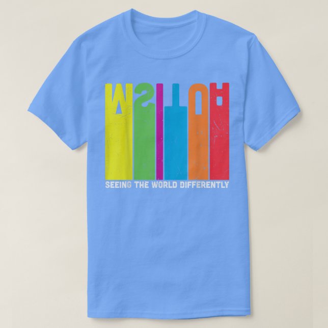 T-shirt Sensibilisation sur l'autisme Nationale Autistique (Design devant)