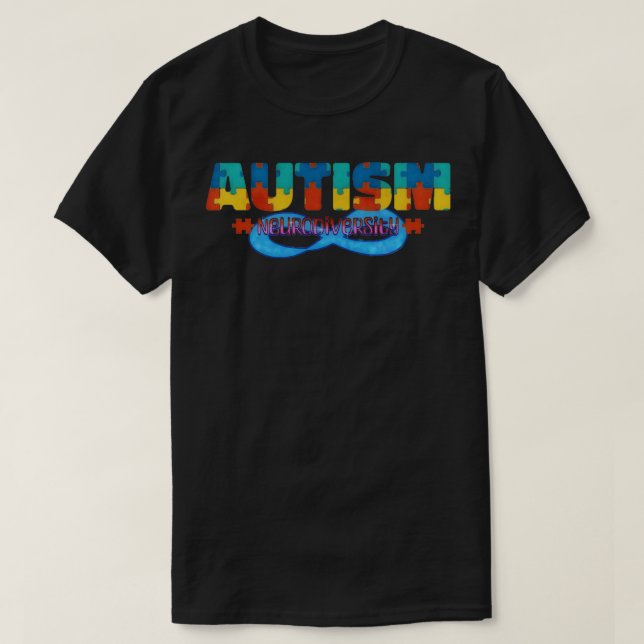 T-shirt Sensibilisation sur l'autisme Neurodiversity Conce (Design devant)
