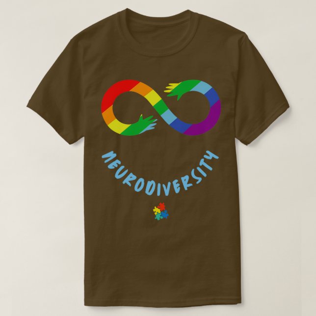 T-shirt Sensibilisation sur l'autisme Neurodiversity Puzzl (Design devant)