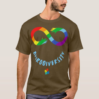 T-shirt Sensibilisation sur l'autisme Neurodiversity Puzzl