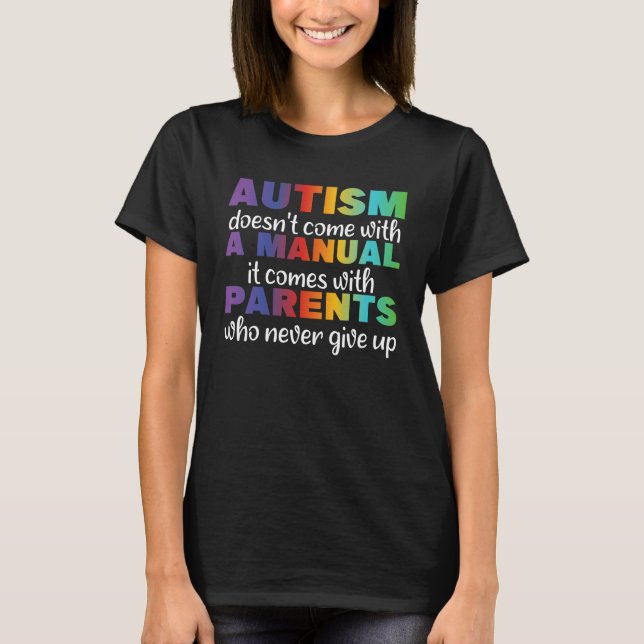 T-shirt Sensibilisation sur l'autisme Ok Pour Être Différe (Devant)