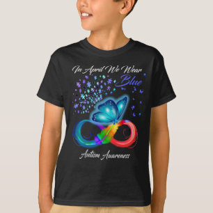 T-shirt Sensibilisation sur l'autisme papillon - en Avril
