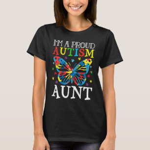 T-shirt Sensibilisation sur l'autisme Papillon Je suis une