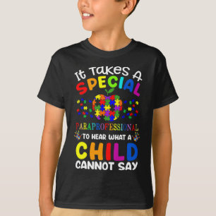 T-shirt Sensibilisation sur l'autisme Paraprofessionnelle