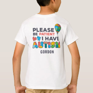 T-shirt Sensibilisation sur l'autisme personnalisée S'il v