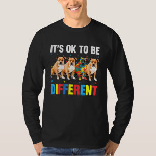 T-shirt Sensibilisation sur l'autisme Pitbull pour chien p